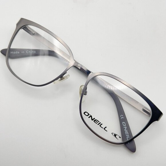 O'Neill ONO-FEN 005-SC Full Eyeglass Frame Silver Gray Matte Gun Metal 52-19-140 - Picture 11 of 12